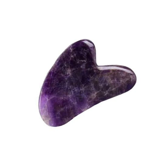 Amethyst Gua Sha & Jade Roller Set